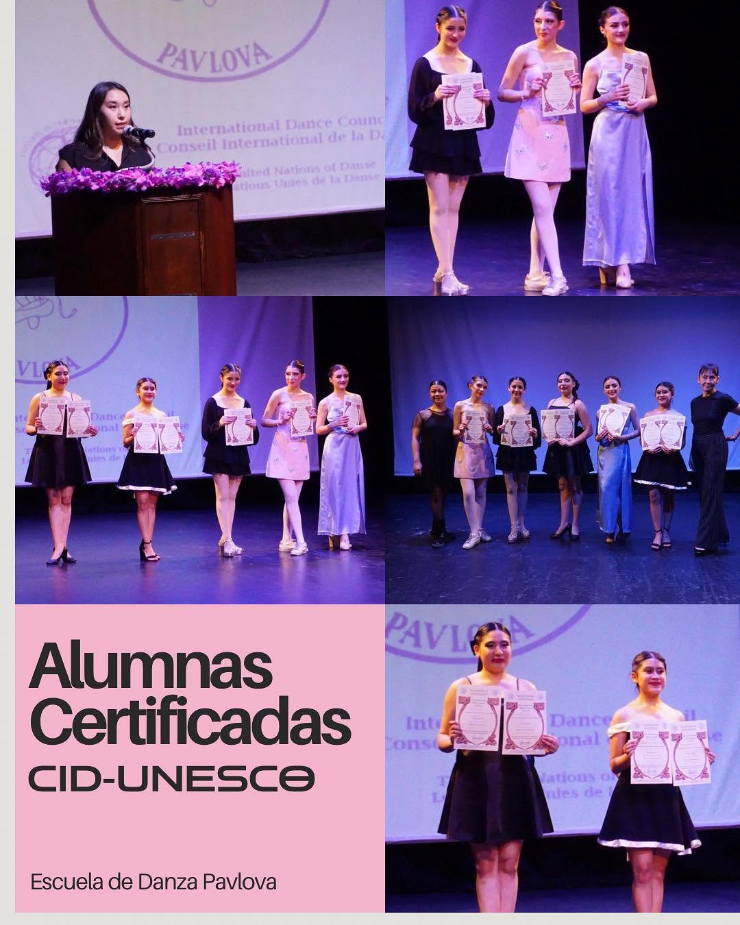 Bailarinas de Pavlova durante una presentación